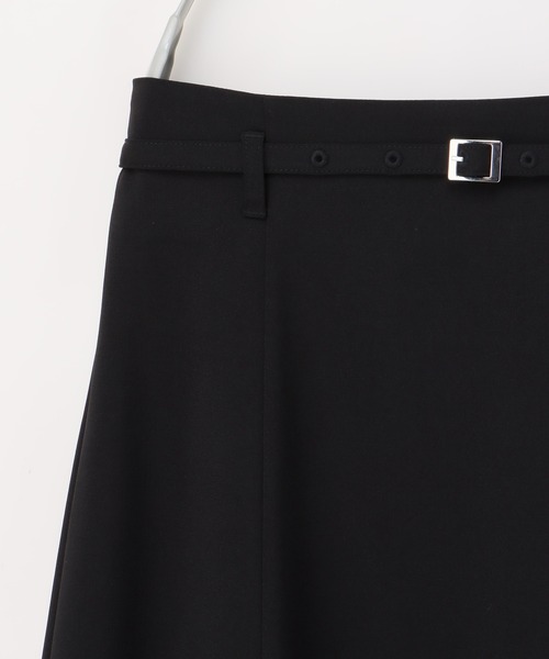 Honeys（ハニーズ）の「ベルト付フレアスカート（スカート・レディース・ベージュ/ネイビー/グレイッシュベージュ/ブラック・M/S/3L/LL/L）」の16枚目の写真