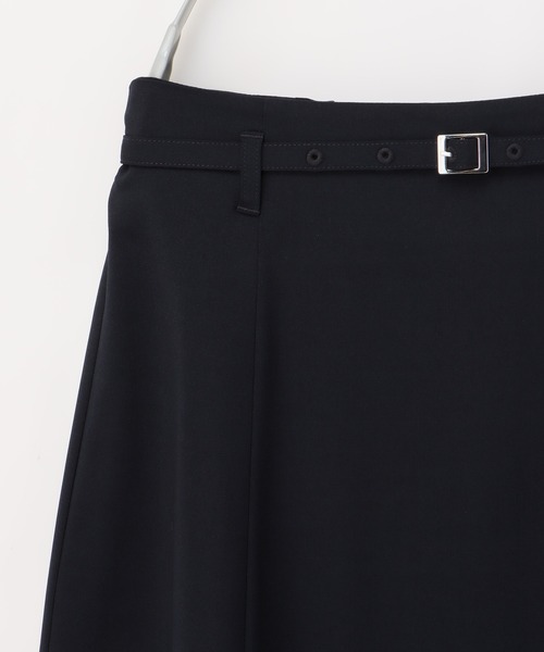 Honeys（ハニーズ）の「ベルト付フレアスカート（スカート・レディース・ベージュ/ネイビー/グレイッシュベージュ/ブラック・M/S/3L/LL/L）」の18枚目の写真