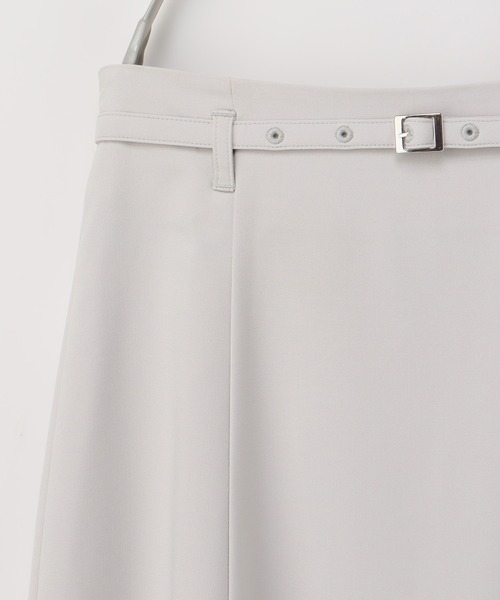 Honeys（ハニーズ）の「ベルト付フレアスカート（スカート・レディース・ベージュ/ネイビー/グレイッシュベージュ/ブラック・M/S/3L/LL/L）」の20枚目の写真