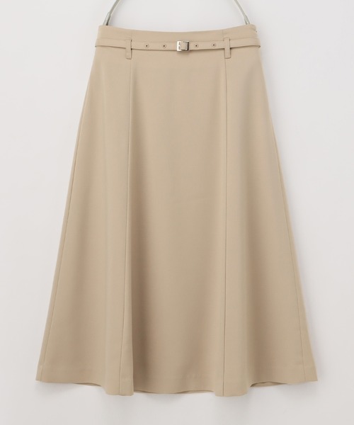Honeys（ハニーズ）の「ベルト付フレアスカート（スカート・レディース・ベージュ/ネイビー/グレイッシュベージュ/ブラック・M/S/3L/LL/L）」の21枚目の写真