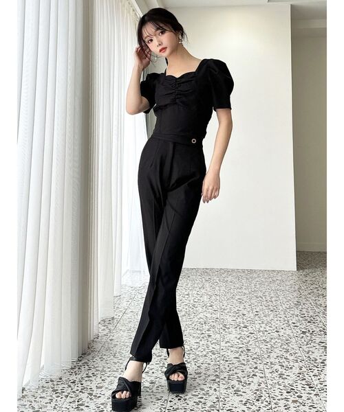 RESEXXY(リゼクシー)の「バックリボンスクエアブラウス【セットアップ着用可能】(シャツ/ブラウス・レディース・その他1/ブラック/その他・FREE)」の21枚目の写真