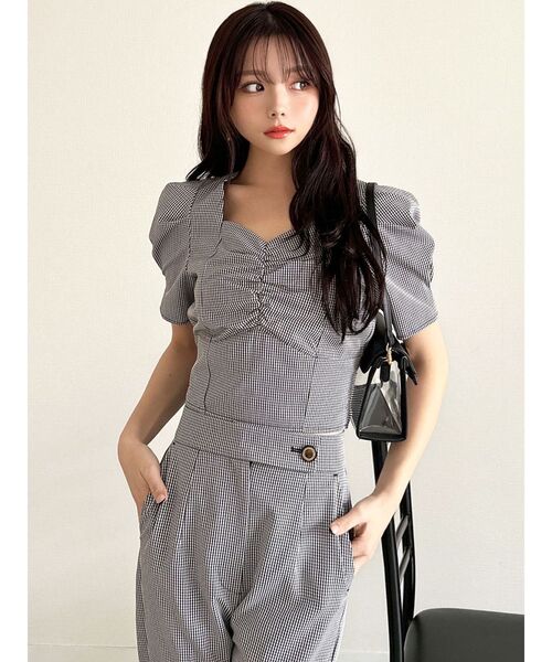 RESEXXY(リゼクシー)の「バックリボンスクエアブラウス【セットアップ着用可能】(シャツ/ブラウス・レディース・その他1/ブラック/その他・FREE)」の15枚目の写真