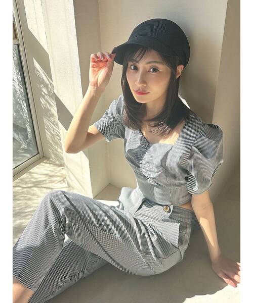 RESEXXY(リゼクシー)の「バックリボンスクエアブラウス【セットアップ着用可能】(シャツ/ブラウス・レディース・その他1/ブラック/その他・FREE)」の8枚目の写真