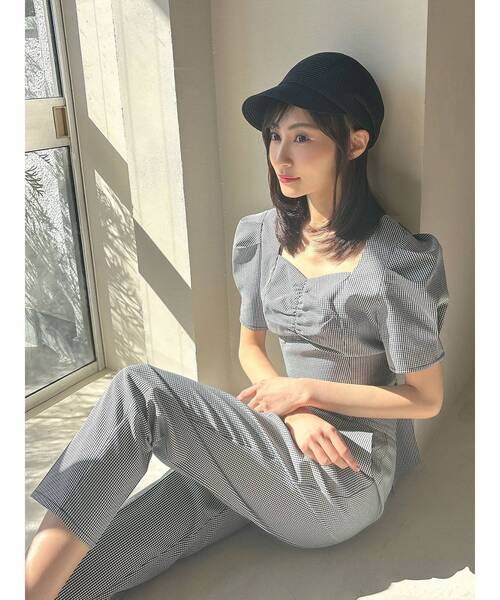 RESEXXY(リゼクシー)の「バックリボンスクエアブラウス【セットアップ着用可能】(シャツ/ブラウス・レディース・その他1/ブラック/その他・FREE)」の9枚目の写真