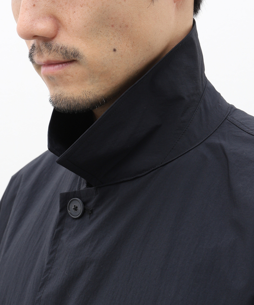 ATON エイトン　ライナー付きコート　ブラック　 サイズ2 ATON(エイトン)｜TRAVEL NYLON GAS コート/ブラック の通販