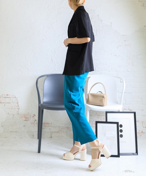 attagirl(アタガール)の「厚底ヒールアンクルストラップサンダル(サンダル・レディース・ホワイト系その他/ブラック系その他/アイボリー/ブラック/シルバー・S/M/L/LL)」の12枚目の写真