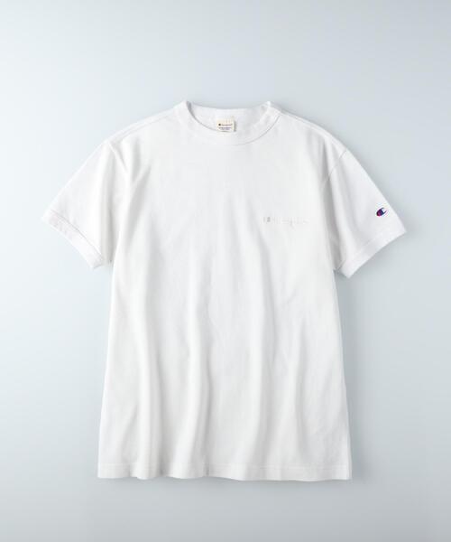 Champion（チャンピオン）の「Champion(チャンピオン)ワンポイントカノコ半袖Tシャツ（Tシャツ/カットソー・メンズ・ダークグリーン/ホワイト/ブラック・M/L/XL）」の13枚目の写真