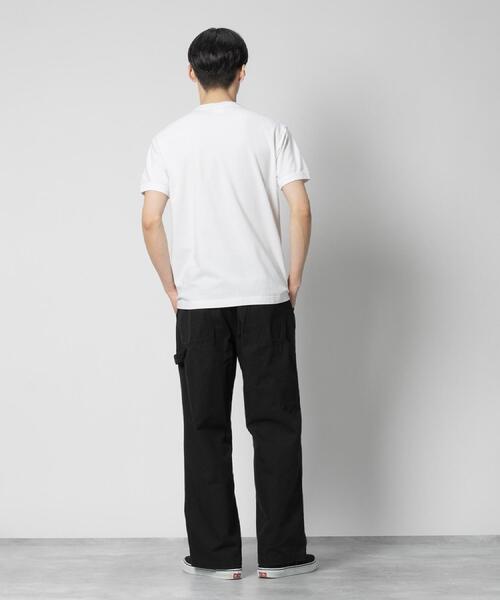 Champion（チャンピオン）の「Champion(チャンピオン)ワンポイントカノコ半袖Tシャツ（Tシャツ/カットソー・メンズ・ダークグリーン/ホワイト/ブラック・M/L/XL）」の14枚目の写真