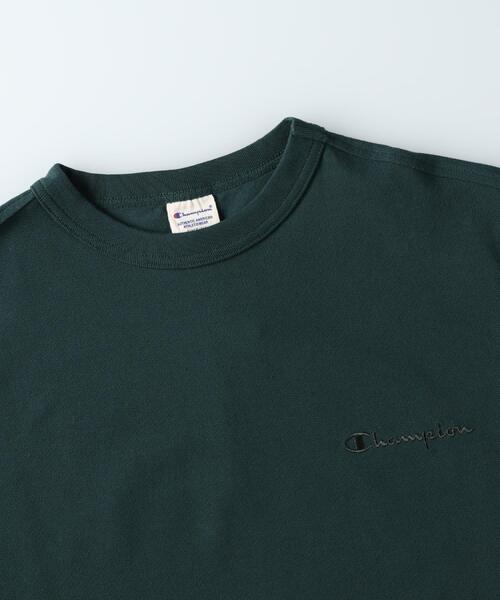 Champion（チャンピオン）の「Champion(チャンピオン)ワンポイントカノコ半袖Tシャツ（Tシャツ/カットソー・メンズ・ダークグリーン/ホワイト/ブラック・M/L/XL）」の22枚目の写真