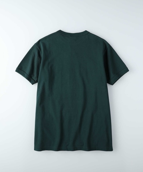 Champion（チャンピオン）の「Champion(チャンピオン)ワンポイントカノコ半袖Tシャツ（Tシャツ/カットソー・メンズ・ダークグリーン/ホワイト/ブラック・M/L/XL）」の4枚目の写真
