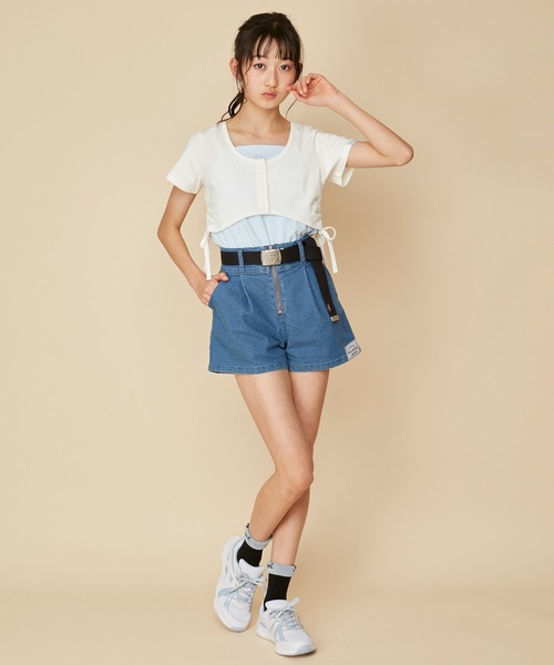 JENNI(ジェニィ)の「【雑誌 ニコ☆プチ掲載】JENNI×n☆pスニーカー(スニーカー・キッズ・ブラック/サックスブルー/ミント・20cm/21cm/22cm/23cm/24cm)」の8枚目の写真