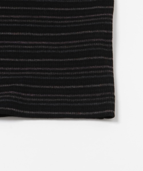 URBAN RESEARCH（アーバンリサーチ）の「マルチボーダーオーバーTシャツ（Tシャツ/カットソー・メンズ・グレー/チャコールグレー/ブラック・MEDIUM/X-LARGE/LARGE）」の14枚目の写真