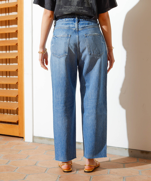 Rouge vif（ルージュヴィフ）の「【RED CARD/レッドカード】別注JAZZ　ルーズテーパードワイドデニム（デニムパンツ・レディース・ブルー・24/23/22/21/25）」の14枚目の写真