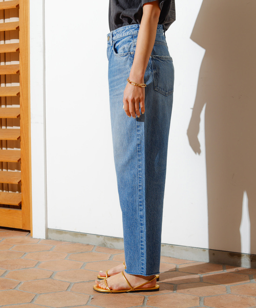 Rouge vif（ルージュヴィフ）の「【RED CARD/レッドカード】別注JAZZ　ルーズテーパードワイドデニム（デニムパンツ・レディース・ブルー・24/23/22/21/25）」の15枚目の写真