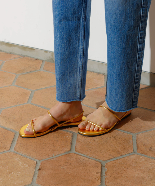 Rouge vif（ルージュヴィフ）の「【RED CARD/レッドカード】別注JAZZ　ルーズテーパードワイドデニム（デニムパンツ・レディース・ブルー・24/23/22/21/25）」の9枚目の写真