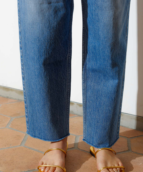 Rouge vif（ルージュヴィフ）の「【RED CARD/レッドカード】別注JAZZ　ルーズテーパードワイドデニム（デニムパンツ・レディース・ブルー・24/23/22/21/25）」の10枚目の写真