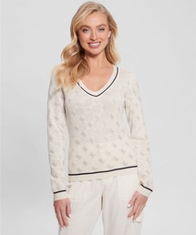 Guess | ROSIE Rhinestone Quattro G Sweater ニット セーター(ニット/セーター)