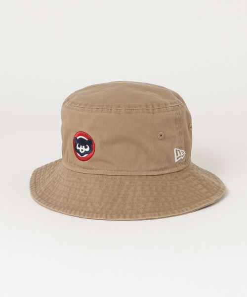 NEW ERA(ニューエラ)の「NEW ERA/ニューエラ キッズ ハット Kid's バケット01 シカゴ・カブス 14111997(ハット・キッズ・ベージュ・54cm/57cm/52cm)」の1枚目の写真