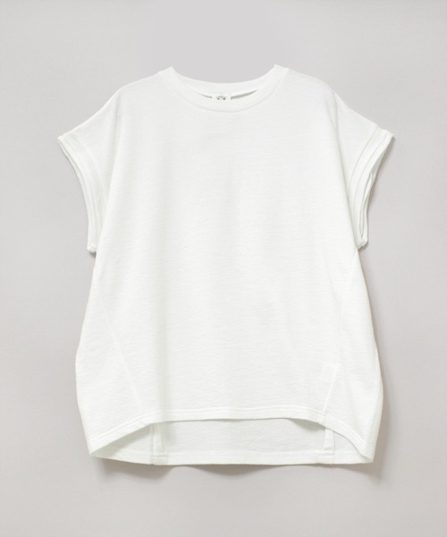 RNA-N(アールエヌエーエヌ)の「M2217 ブロックインレイドロップショルダープルオーバー(Tシャツ/カットソー・レディース・グレイッシュブルー/ブラック/オフホワイト・MEDIUM)」の22枚目の写真