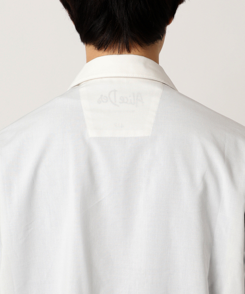 417 EDIFICE（フォーワンセブンエディフィス）の「【Alice Des】 オープンカラーシャツ（シャツ/ブラウス・メンズ・イエロー/ホワイト/ホワイト系その他/ブルー・MEDIUM/LARGE）」の14枚目の写真