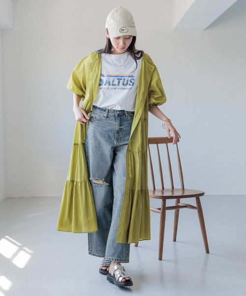 LOWRYS FARM(ローリーズファーム)の「ボイルワンピース 989643(ワンピース・レディース・イエロー/レッド/ホワイト/その他/ブラック・FREE)」の4枚目の写真