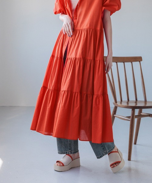 LOWRYS FARM(ローリーズファーム)の「ボイルワンピース 989643(ワンピース・レディース・イエロー/レッド/ホワイト/その他/ブラック・FREE)」の9枚目の写真