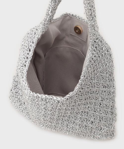 GALLEST（ギャレスト）の「◆シャインメッシュバック（ハンドバッグ・レディース・ブラック/シルバー・00）」の10枚目の写真