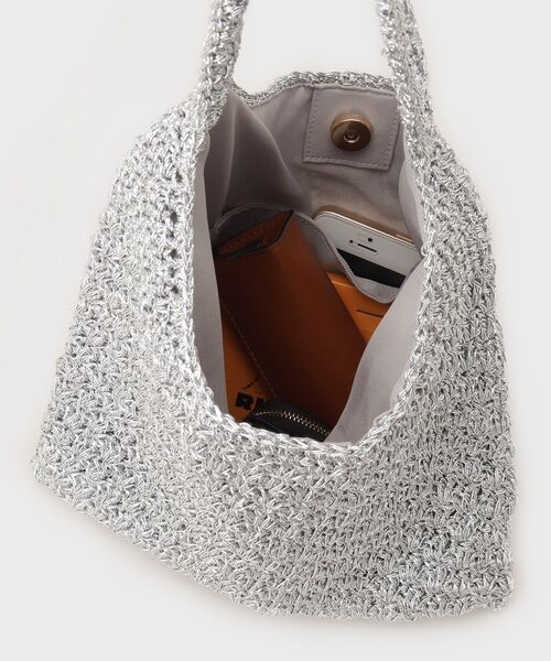 GALLEST（ギャレスト）の「◆シャインメッシュバック（ハンドバッグ・レディース・ブラック/シルバー・00）」の12枚目の写真