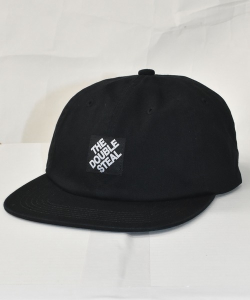 DOUBLE STEAL(ダブルスティール)の「ピスネーム フラットバイザーキャップ(キャップ・メンズ・ブラック/オリーブ/グレイッシュブルー・FREE)」の2枚目の写真