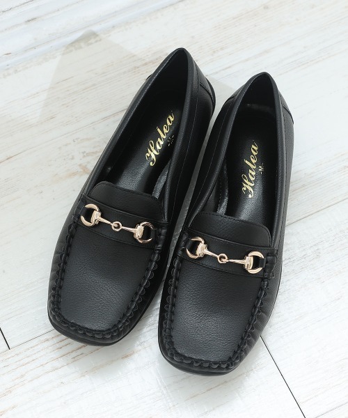 DEMETER(デメテル)の「超軽量 ソフトレザー ゴールドビット ドライビングシューズ(モカシン/デッキシューズ・レディース・ベージュ系その他/ブラック/グレー系その他/ブラック系その他/ネイビー系/ホワイト系その他/ホワイト/ネイビー/ベージュ/グレー・S/M/L/LL)」の19枚目の写真