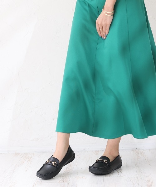 DEMETER(デメテル)の「超軽量 ソフトレザー ゴールドビット ドライビングシューズ(モカシン/デッキシューズ・レディース・ベージュ系その他/ブラック/グレー系その他/ブラック系その他/ネイビー系/ホワイト系その他/ホワイト/ネイビー/ベージュ/グレー・S/M/L/LL)」の21枚目の写真