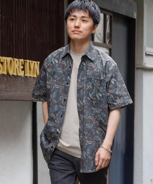 ITEMS URBANRESEARCH(アイテムズ アーバンリサーチ)の「『セットアップ対応』吸水速乾 ドットメッシュ 半袖シャツ(シャツ/ブラウス・メンズ・ブラック/カーキ/ブラウン系その他・MEDIUM/LARGE)」の15枚目の写真