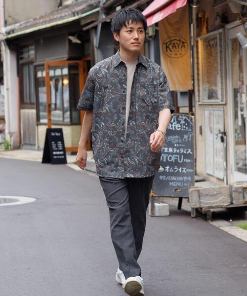 ITEMS URBANRESEARCH(アイテムズ アーバンリサーチ)の「『セットアップ対応』吸水速乾 ドットメッシュ 半袖シャツ(シャツ/ブラウス・メンズ・ブラック/カーキ/ブラウン系その他・MEDIUM/LARGE)」の16枚目の写真