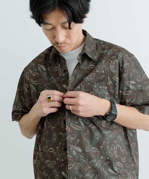 ITEMS URBANRESEARCH(アイテムズ アーバンリサーチ)の「『セットアップ対応』吸水速乾 ドットメッシュ 半袖シャツ(シャツ/ブラウス・メンズ・ブラック/カーキ/ブラウン系その他・MEDIUM/LARGE)」の17枚目の写真