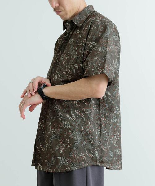 ITEMS URBANRESEARCH(アイテムズ アーバンリサーチ)の「『セットアップ対応』吸水速乾 ドットメッシュ 半袖シャツ(シャツ/ブラウス・メンズ・ブラック/カーキ/ブラウン系その他・MEDIUM/LARGE)」の18枚目の写真