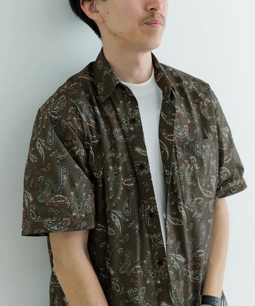 ITEMS URBANRESEARCH(アイテムズ アーバンリサーチ)の「『セットアップ対応』吸水速乾 ドットメッシュ 半袖シャツ(シャツ/ブラウス・メンズ・ブラック/カーキ/ブラウン系その他・MEDIUM/LARGE)」の19枚目の写真
