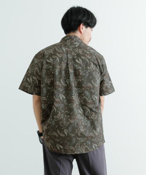 ITEMS URBANRESEARCH(アイテムズ アーバンリサーチ)の「『セットアップ対応』吸水速乾 ドットメッシュ 半袖シャツ(シャツ/ブラウス・メンズ・ブラック/カーキ/ブラウン系その他・MEDIUM/LARGE)」の21枚目の写真