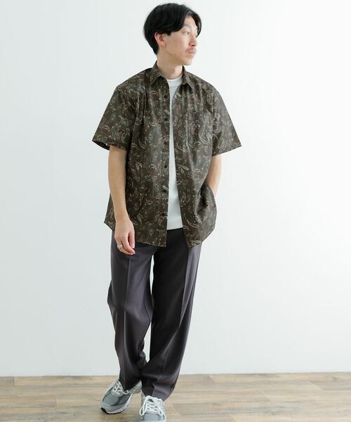 ITEMS URBANRESEARCH(アイテムズ アーバンリサーチ)の「『セットアップ対応』吸水速乾 ドットメッシュ 半袖シャツ(シャツ/ブラウス・メンズ・ブラック/カーキ/ブラウン系その他・MEDIUM/LARGE)」の22枚目の写真