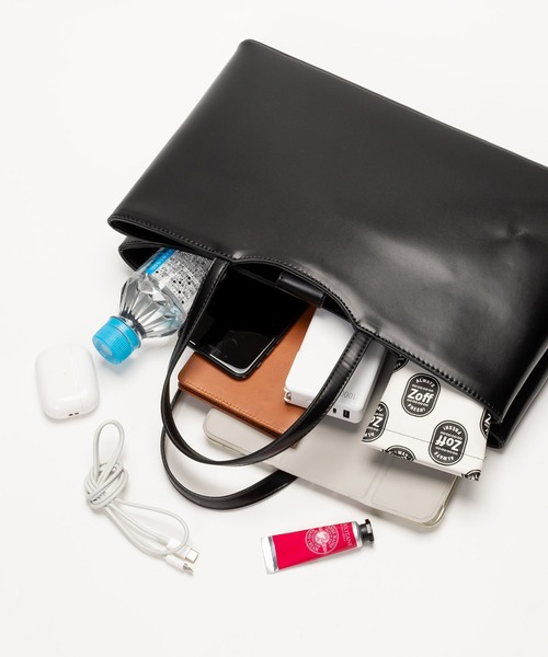 SVEC（シュベック）の「スクエアトートバッグ / ハンドバッグ（トートバッグ・レディース・ブラック/ホワイト/ブラウン・FREE）」の12枚目の写真