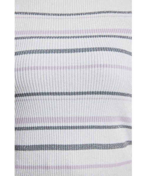 rienda - riendaリエンダ スリーブレスラメウォッシャブル Knit TOP セール】スリーブレスラメウォッシャブルニットトップス 夏服
