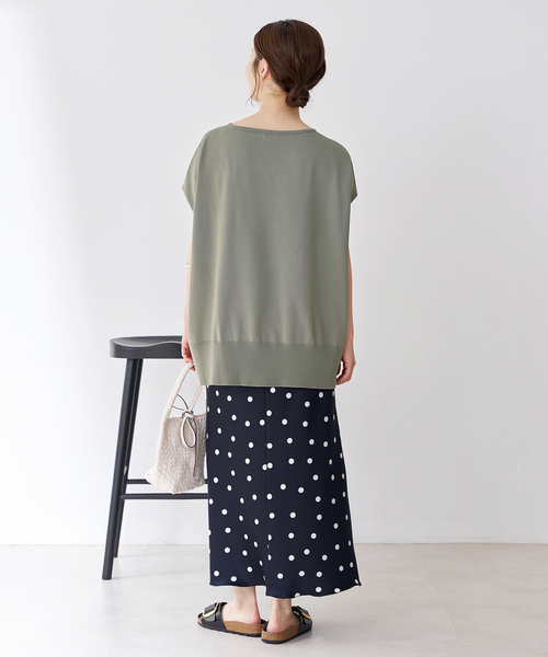 IENA（イエナ）の「ドットバイヤス サテンスカート（スカート）」 - WEAR
