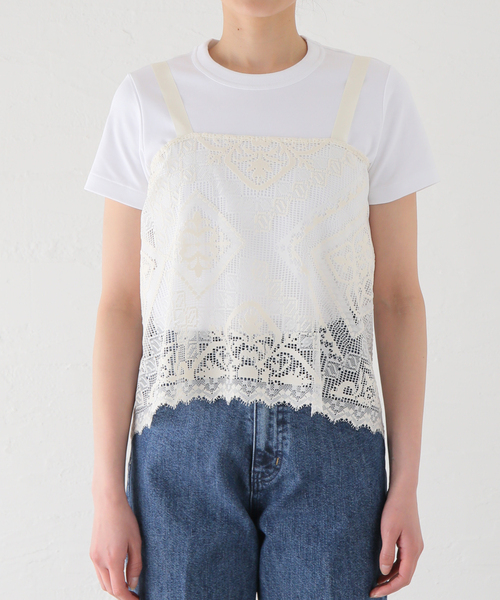 MATOKAMATOKA / マトカマトカ 別注 CUTWORK LACEキャミ MATOKAMATOKA / マトカマトカ 別注 CUTWORK LACE キャミソール