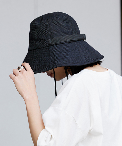 JOURNAL STANDARD（ジャーナルスタンダード）の「《追加2》【CIFORIS/シフォリス】Paperlike hat（ハット・レディース・ブラック/ベージュ・FREE）」の4枚目の写真