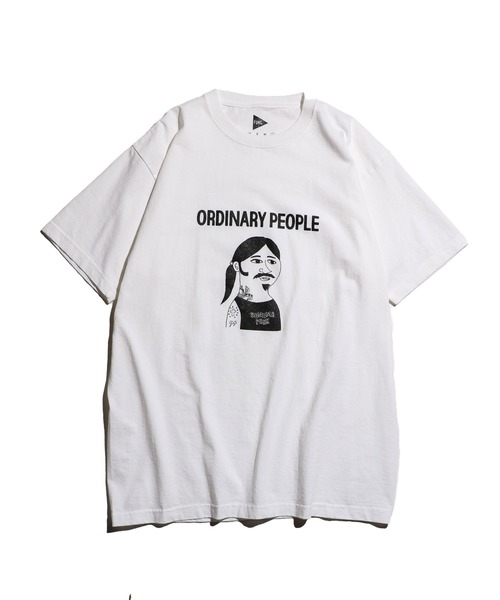 FUNG（ファング）の「FUNG / ファング ORDINARY MEN SS TEE グラフィック プリントTシャツ（Tシャツ/カットソー・メンズ・ホワイト/ブラック・MEDIUM/LARGE/X-SMALL）」の2枚目の写真