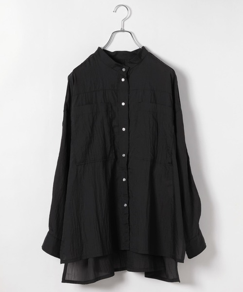 HEREIAM（ヘレイアム）の「【HEREIAM】撥水／フォグシアーオーバーシャツ（シャツ/ブラウス・レディース・ホワイト/ブラック・FREE）」の21枚目の写真