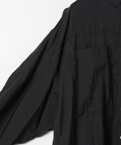 HEREIAM（ヘレイアム）の「【HEREIAM】撥水／フォグシアーオーバーシャツ（シャツ/ブラウス・レディース・ホワイト/ブラック・FREE）」の18枚目の写真