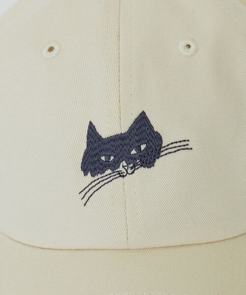LOISIR（ロワズィール）の「ペロネコキャップ（キャップ・レディース・アイボリー/チャコールグレー・FREE）」の10枚目の写真