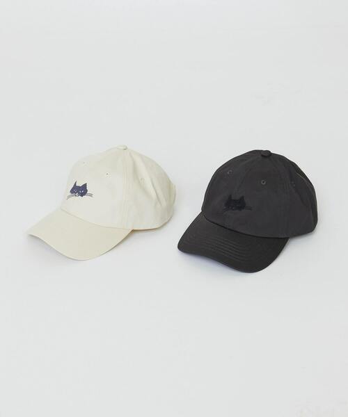 LOISIR（ロワズィール）の「ペロネコキャップ（キャップ・レディース・アイボリー/チャコールグレー・FREE）」の18枚目の写真