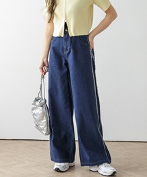 La-gemme | サイドフリンジデニム(デニムパンツ)
