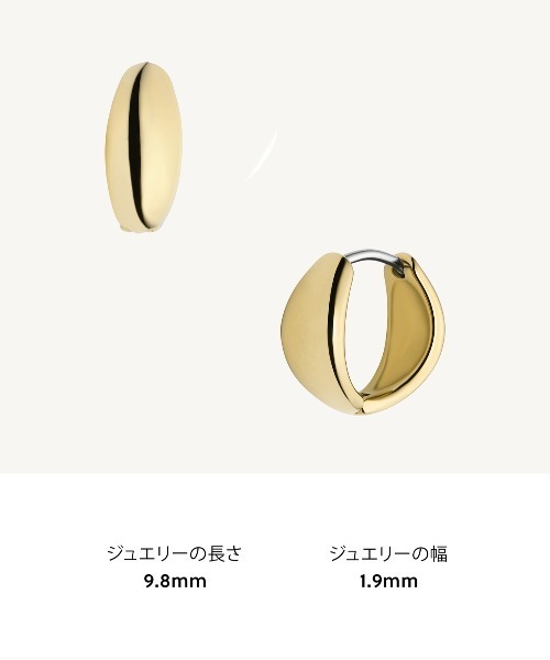 FOSSIL（フォッシル）の「フォッシル アクセサリー レディース ピアス ゴールド JF04741710（ピアス（両耳用）・レディース・GOLD・FREE）」の7枚目の写真